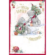 Special Family Me to You Bear Christmas Card Image Preview